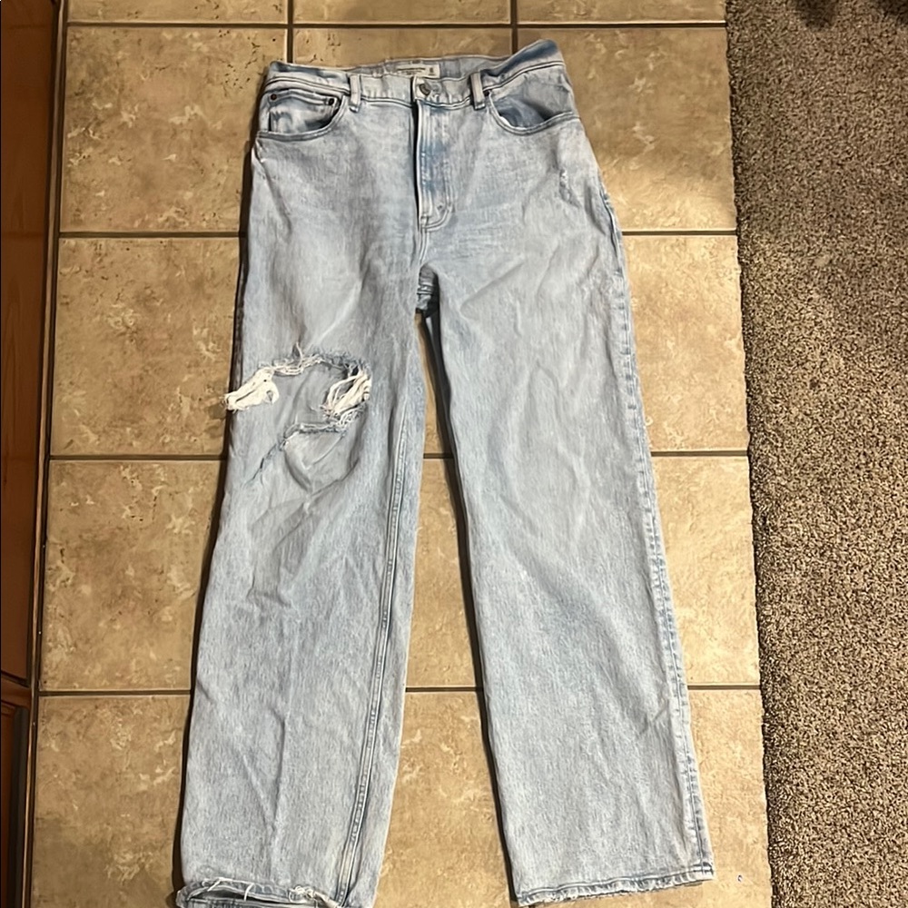 Levi's Light Blue Ripped Jeans